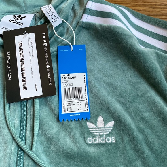 ADIDAS Cozy Velour Halfzip